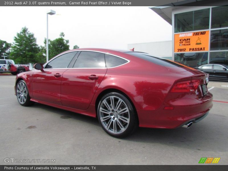  2012 A7 3.0T quattro Premium Garnet Red Pearl Effect