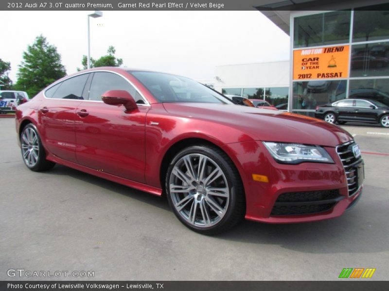  2012 A7 3.0T quattro Premium Garnet Red Pearl Effect