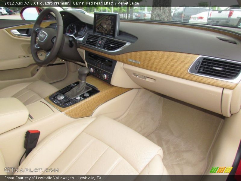 Dashboard of 2012 A7 3.0T quattro Premium