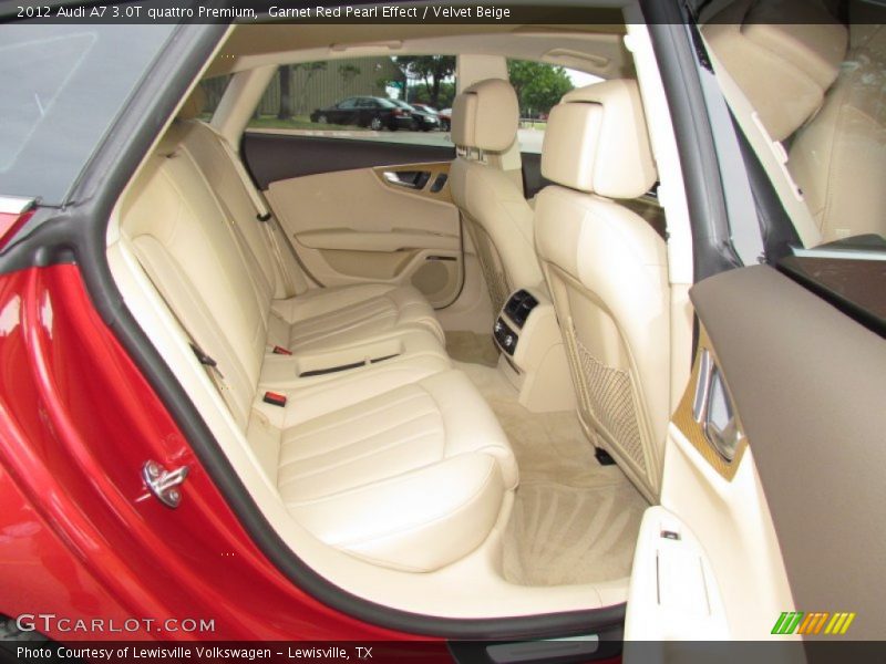 Rear Seat of 2012 A7 3.0T quattro Premium