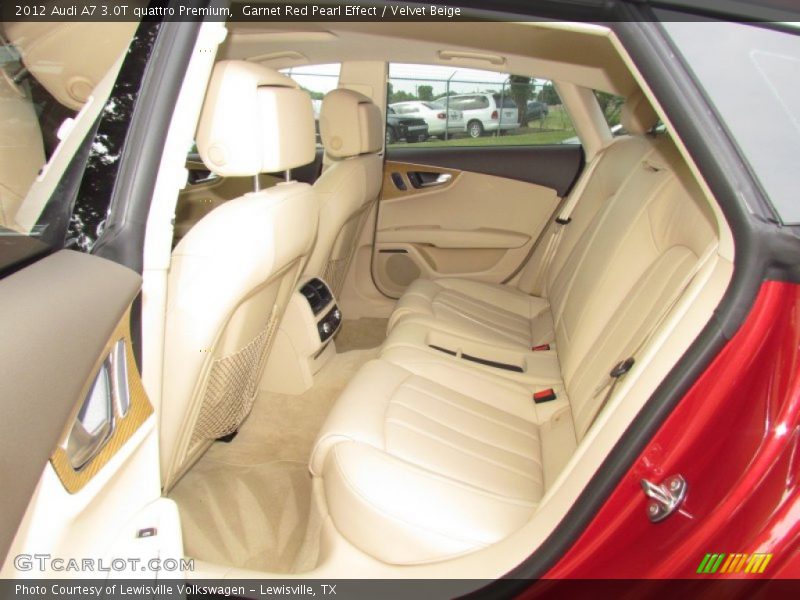 Rear Seat of 2012 A7 3.0T quattro Premium
