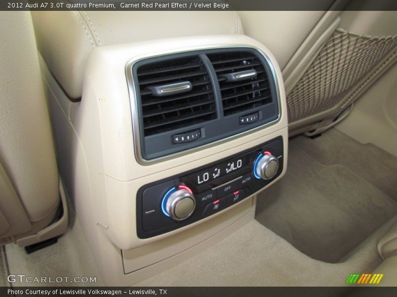 Garnet Red Pearl Effect / Velvet Beige 2012 Audi A7 3.0T quattro Premium