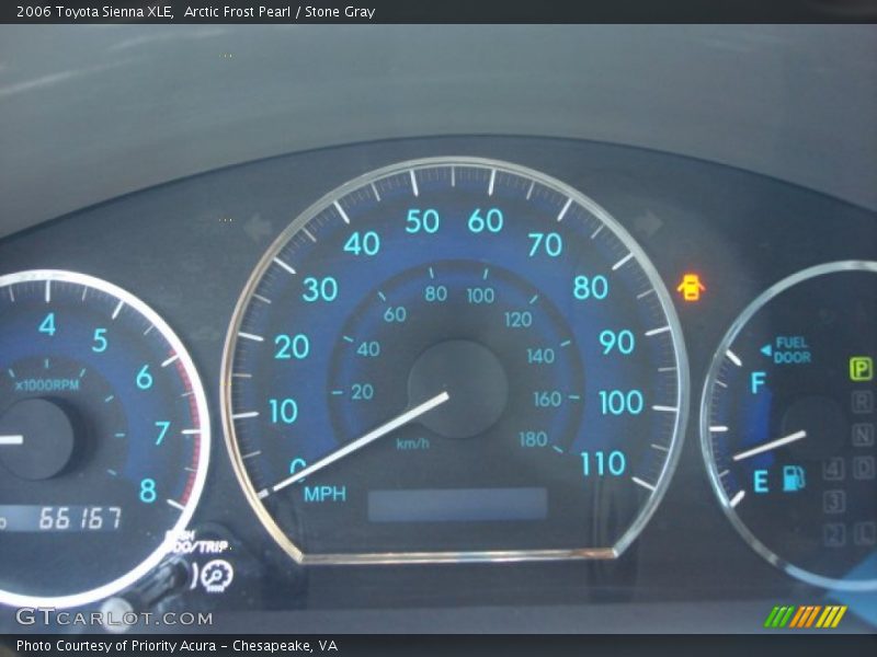 Arctic Frost Pearl / Stone Gray 2006 Toyota Sienna XLE