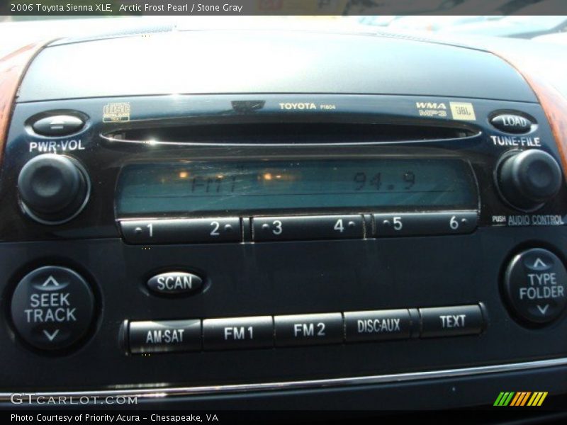 Arctic Frost Pearl / Stone Gray 2006 Toyota Sienna XLE