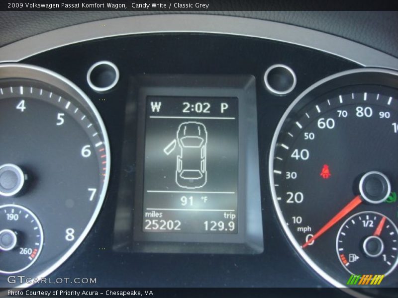 Candy White / Classic Grey 2009 Volkswagen Passat Komfort Wagon