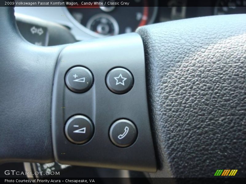Candy White / Classic Grey 2009 Volkswagen Passat Komfort Wagon