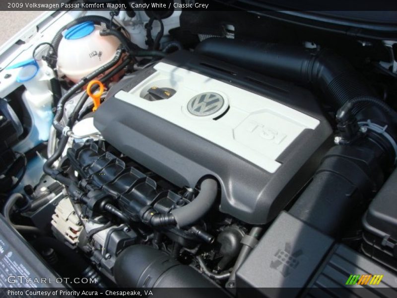 Candy White / Classic Grey 2009 Volkswagen Passat Komfort Wagon