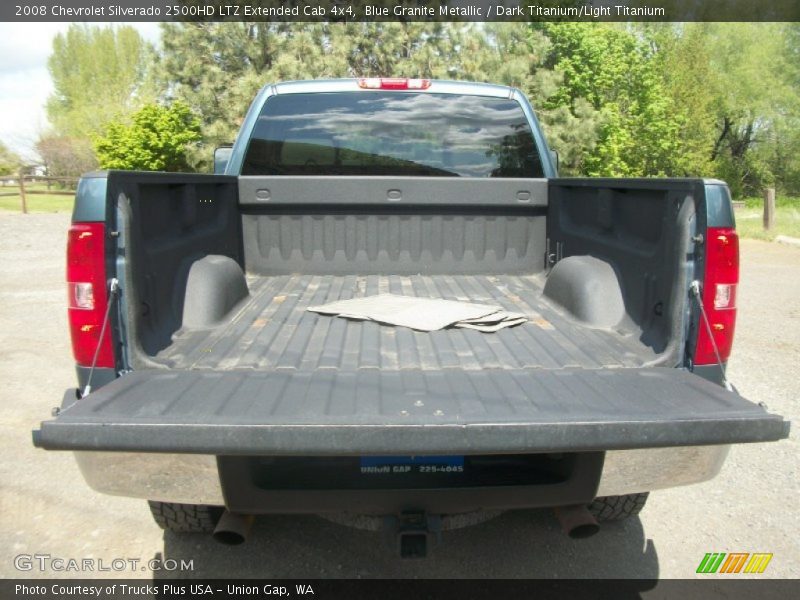 Blue Granite Metallic / Dark Titanium/Light Titanium 2008 Chevrolet Silverado 2500HD LTZ Extended Cab 4x4