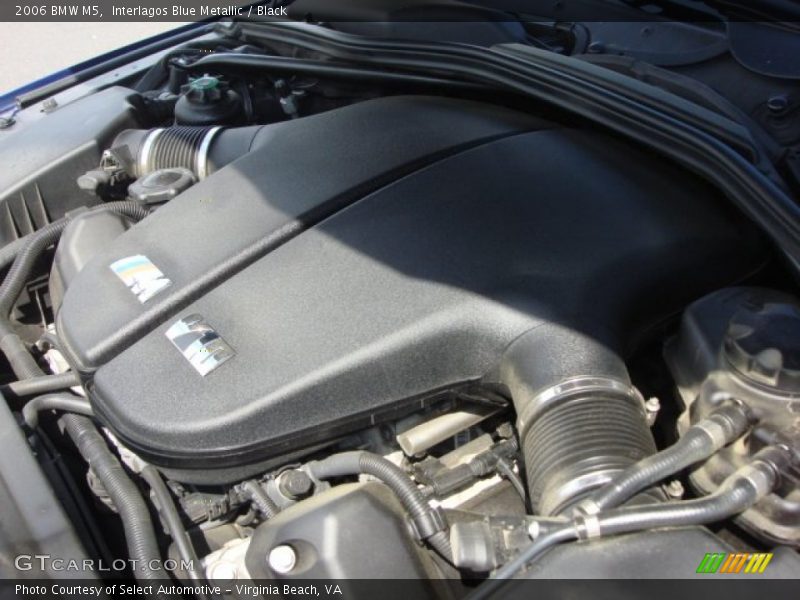  2006 M5  Engine - 5.0 Liter M DOHC 40-Valve VVT V10