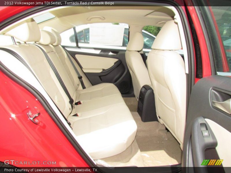 Tornado Red / Cornsilk Beige 2012 Volkswagen Jetta TDI Sedan