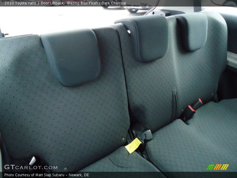 Blazing Blue Pearl / Dark Charcoal 2010 Toyota Yaris 3 Door Liftback