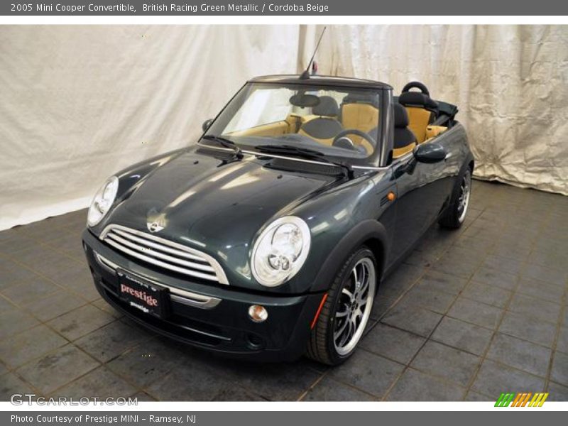 British Racing Green Metallic / Cordoba Beige 2005 Mini Cooper Convertible