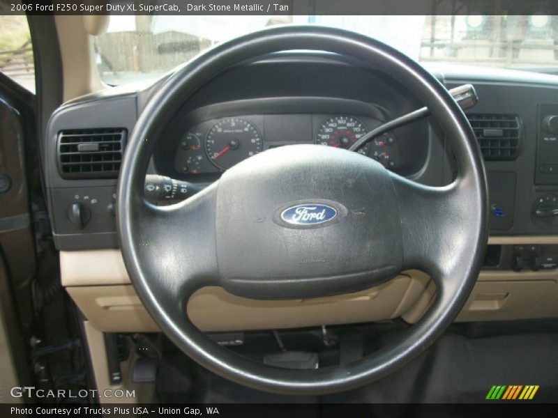 Dark Stone Metallic / Tan 2006 Ford F250 Super Duty XL SuperCab