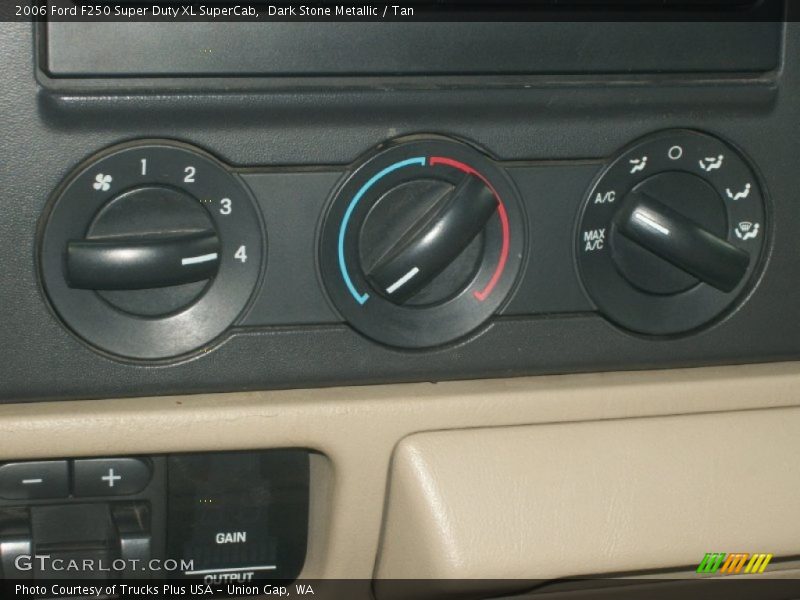 Dark Stone Metallic / Tan 2006 Ford F250 Super Duty XL SuperCab