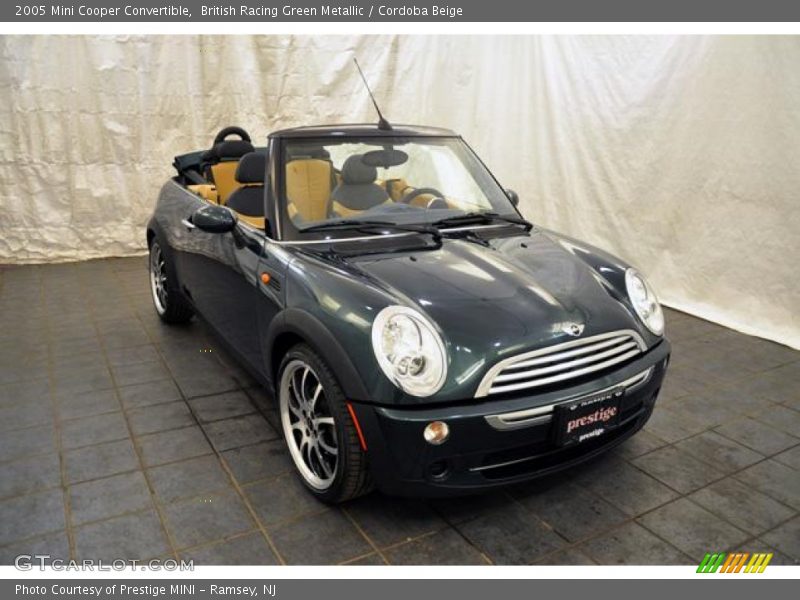 British Racing Green Metallic / Cordoba Beige 2005 Mini Cooper Convertible