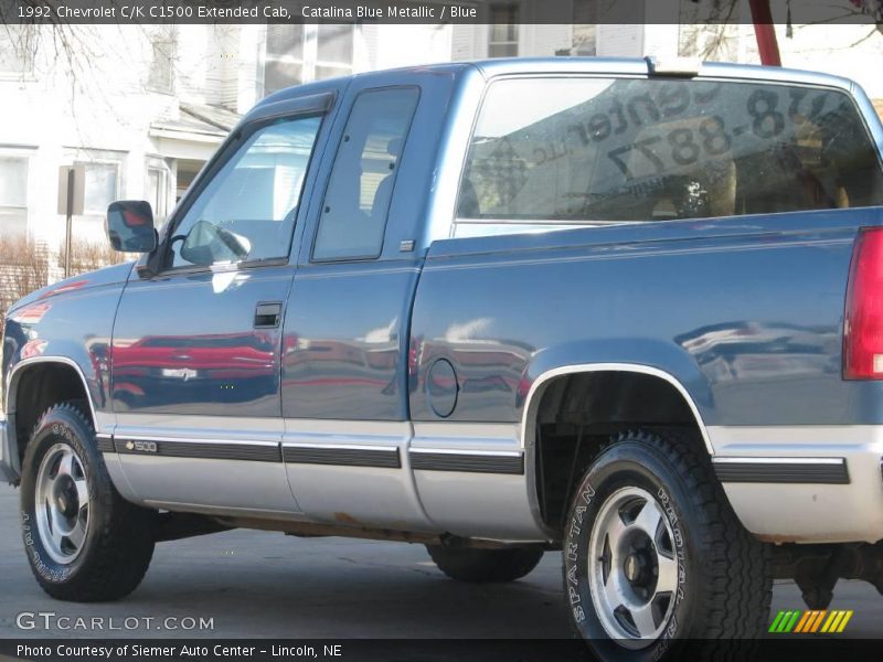 Catalina Blue Metallic / Blue 1992 Chevrolet C/K C1500 Extended Cab