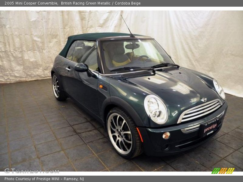 British Racing Green Metallic / Cordoba Beige 2005 Mini Cooper Convertible