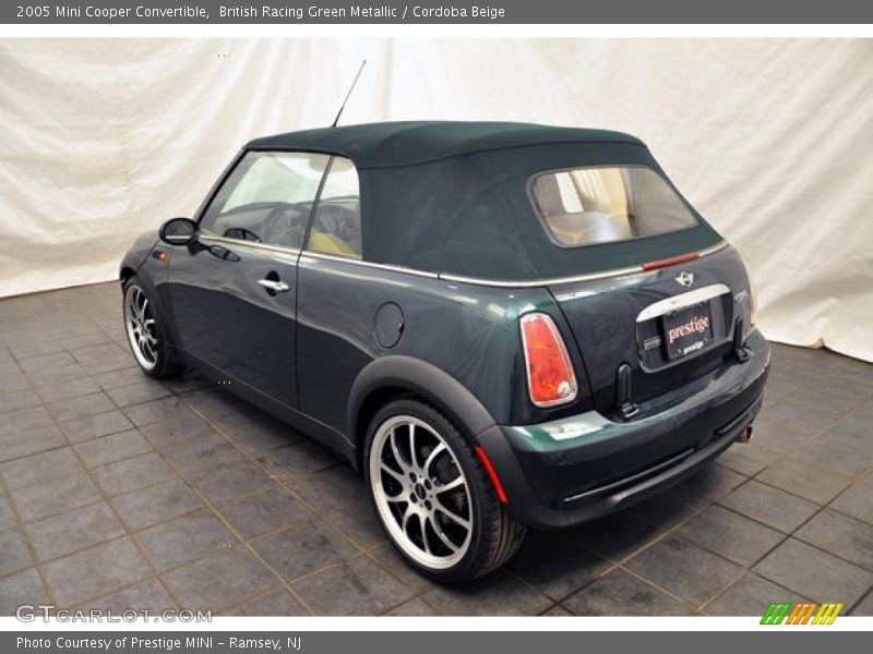British Racing Green Metallic / Cordoba Beige 2005 Mini Cooper Convertible