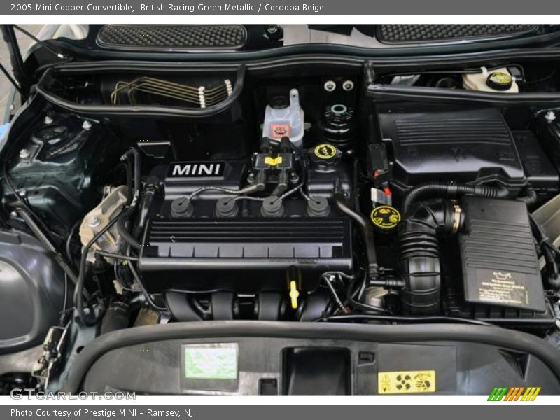 British Racing Green Metallic / Cordoba Beige 2005 Mini Cooper Convertible