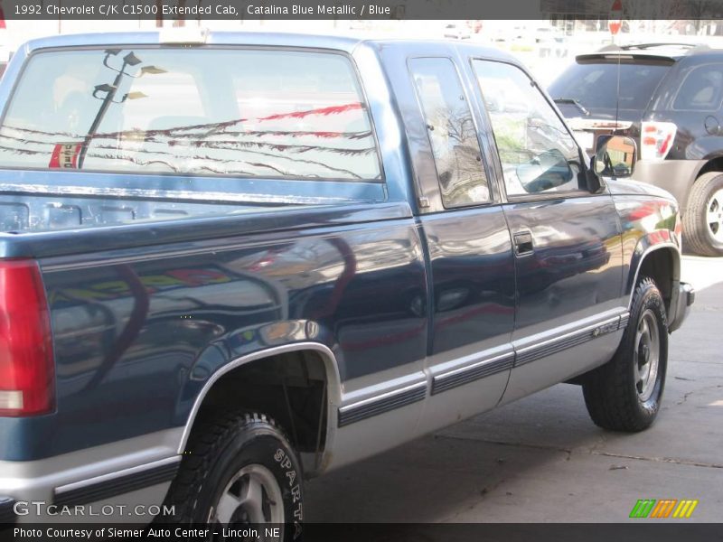 Catalina Blue Metallic / Blue 1992 Chevrolet C/K C1500 Extended Cab