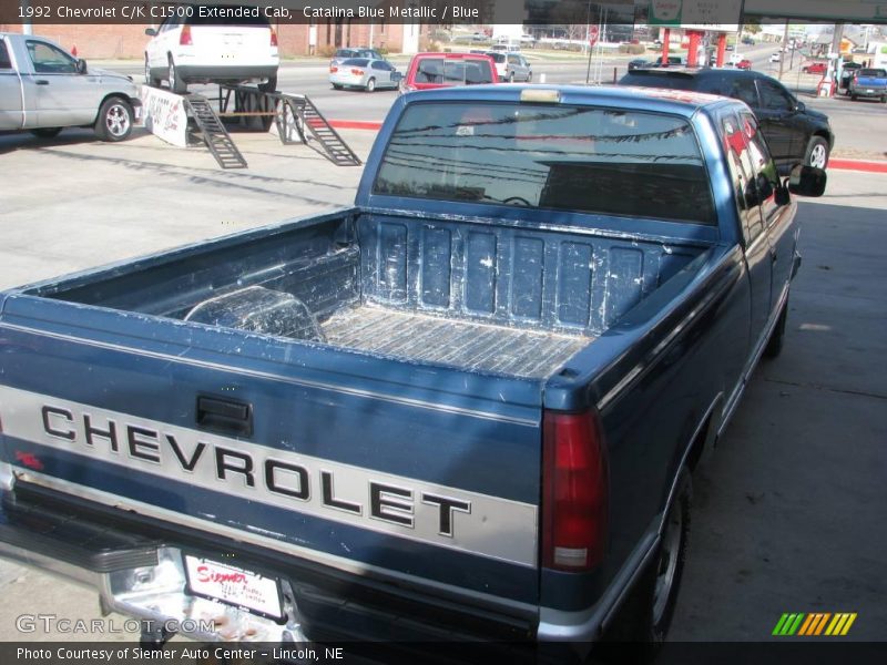 Catalina Blue Metallic / Blue 1992 Chevrolet C/K C1500 Extended Cab