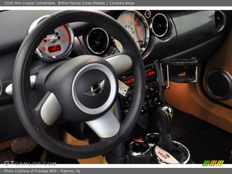 British Racing Green Metallic / Cordoba Beige 2005 Mini Cooper Convertible