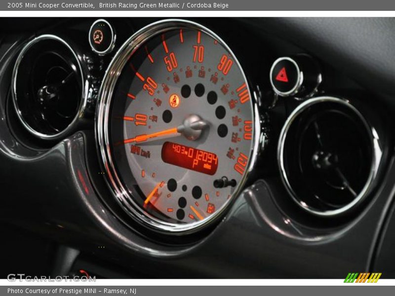 British Racing Green Metallic / Cordoba Beige 2005 Mini Cooper Convertible