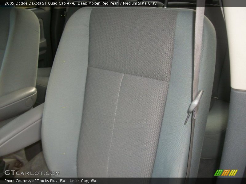 Deep Molten Red Pearl / Medium Slate Gray 2005 Dodge Dakota ST Quad Cab 4x4