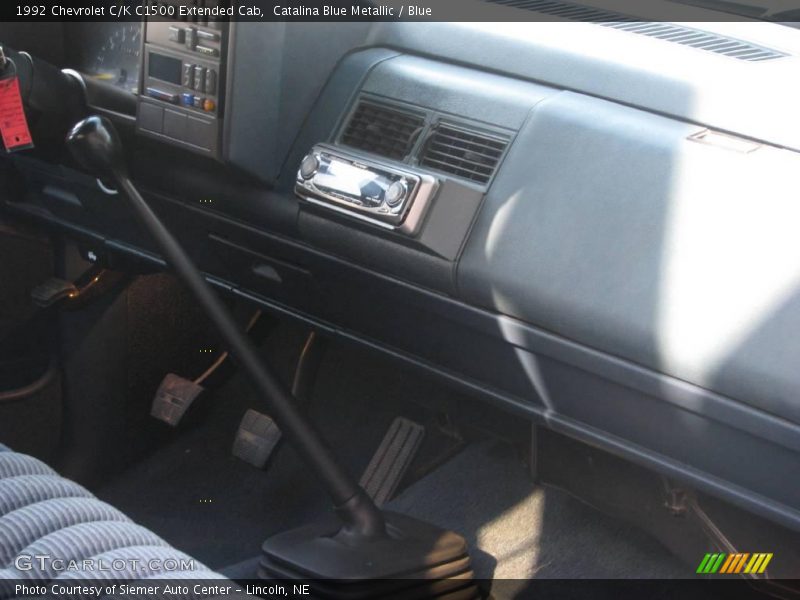 Catalina Blue Metallic / Blue 1992 Chevrolet C/K C1500 Extended Cab