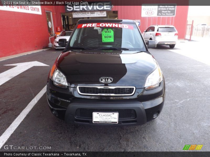 Shadow Black / Black Soul Logo Cloth 2011 Kia Soul +
