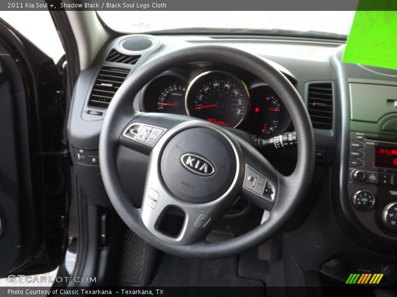 Shadow Black / Black Soul Logo Cloth 2011 Kia Soul +