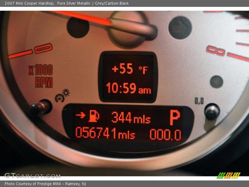 Pure Silver Metallic / Grey/Carbon Black 2007 Mini Cooper Hardtop