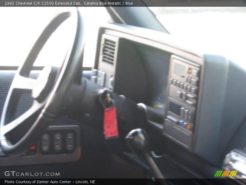 Catalina Blue Metallic / Blue 1992 Chevrolet C/K C1500 Extended Cab