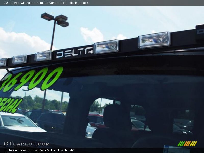 Black / Black 2011 Jeep Wrangler Unlimited Sahara 4x4