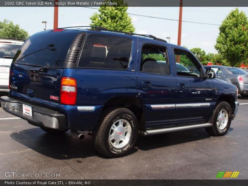 Indigo Blue Metallic / Pewter/Shale 2002 GMC Yukon SLE 4x4