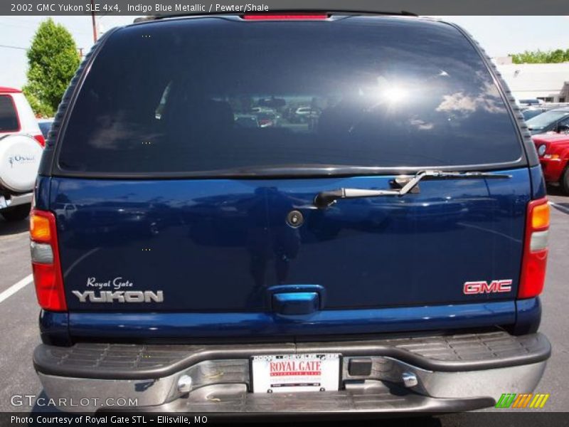 Indigo Blue Metallic / Pewter/Shale 2002 GMC Yukon SLE 4x4