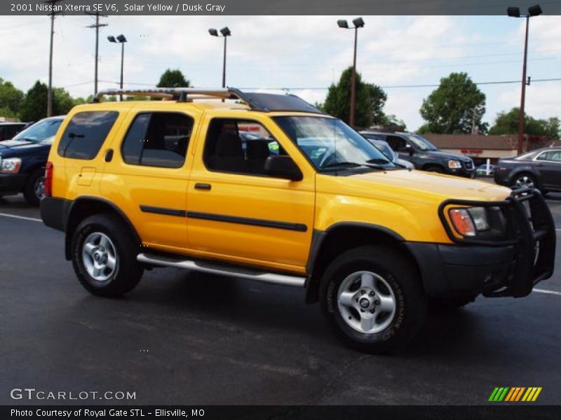 Solar Yellow / Dusk Gray 2001 Nissan Xterra SE V6