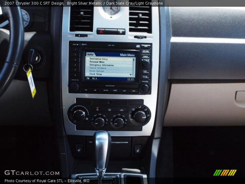 Bright Silver Metallic / Dark Slate Gray/Light Graystone 2007 Chrysler 300 C SRT Design