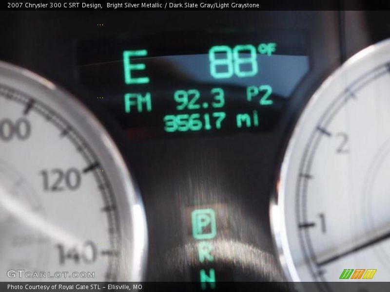 Bright Silver Metallic / Dark Slate Gray/Light Graystone 2007 Chrysler 300 C SRT Design