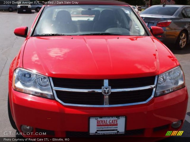 Tor Red / Dark Slate Gray 2009 Dodge Avenger R/T