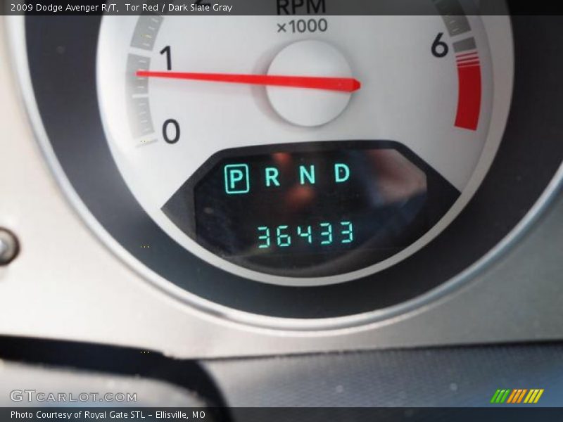 Tor Red / Dark Slate Gray 2009 Dodge Avenger R/T