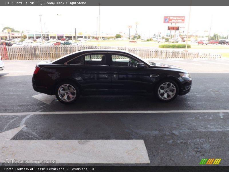 Ebony Black / Light Stone 2012 Ford Taurus SEL