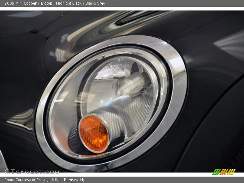 Midnight Black / Black/Grey 2009 Mini Cooper Hardtop