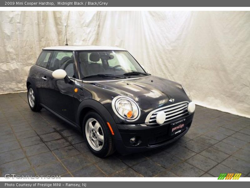 Midnight Black / Black/Grey 2009 Mini Cooper Hardtop