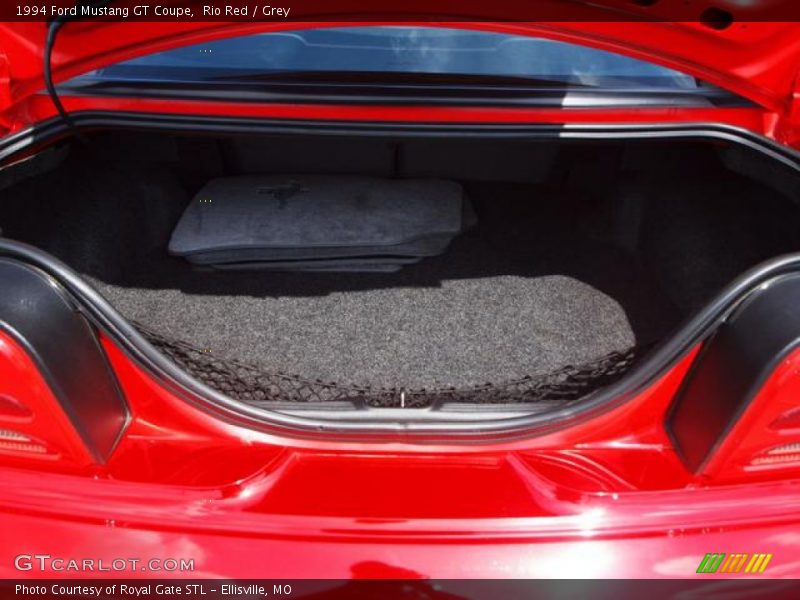 Rio Red / Grey 1994 Ford Mustang GT Coupe