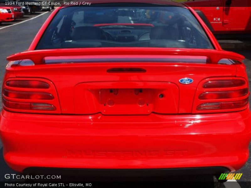 Rio Red / Grey 1994 Ford Mustang GT Coupe