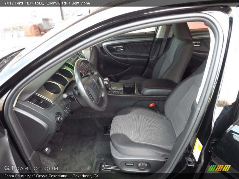 Ebony Black / Light Stone 2012 Ford Taurus SEL