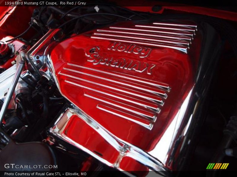 Rio Red / Grey 1994 Ford Mustang GT Coupe