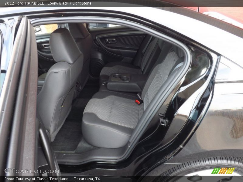 Ebony Black / Light Stone 2012 Ford Taurus SEL