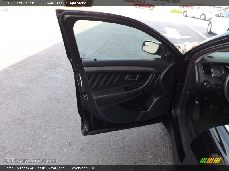 Ebony Black / Light Stone 2012 Ford Taurus SEL